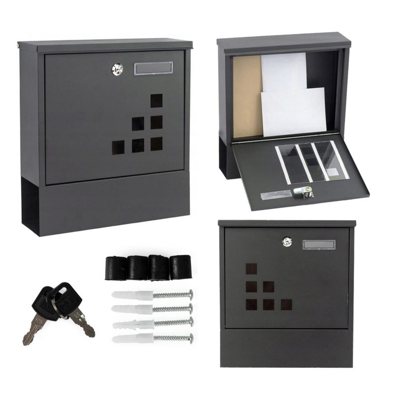 Skrzynka pocztowa na listy ModenrHome gazetownik stal galwanizowana 1 szt.