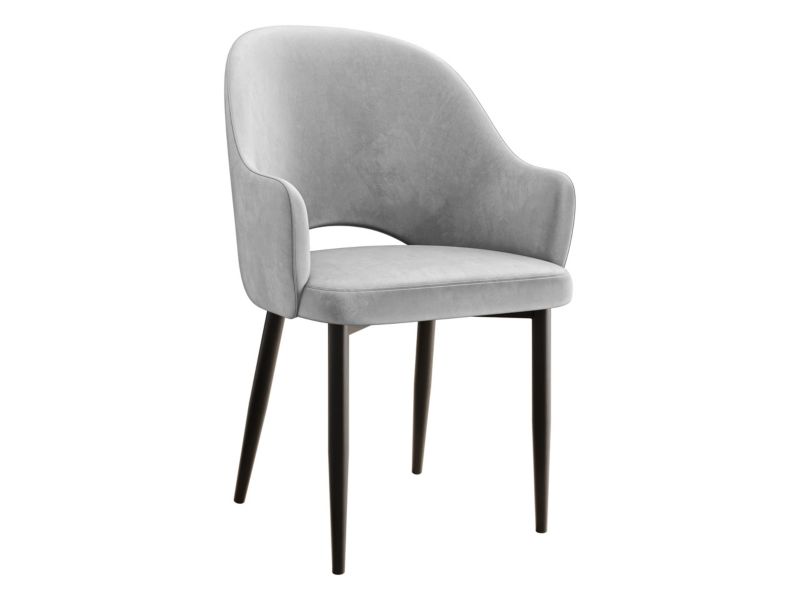 Krzesło MIRJAN 24 tapicerowane Rosa gołębi szary 1 szt.