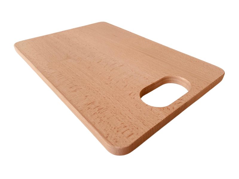 Deska do krojenia ICFWood z otworem duża z drewna bukowego 40x28x1,8 cm 1 szt.
