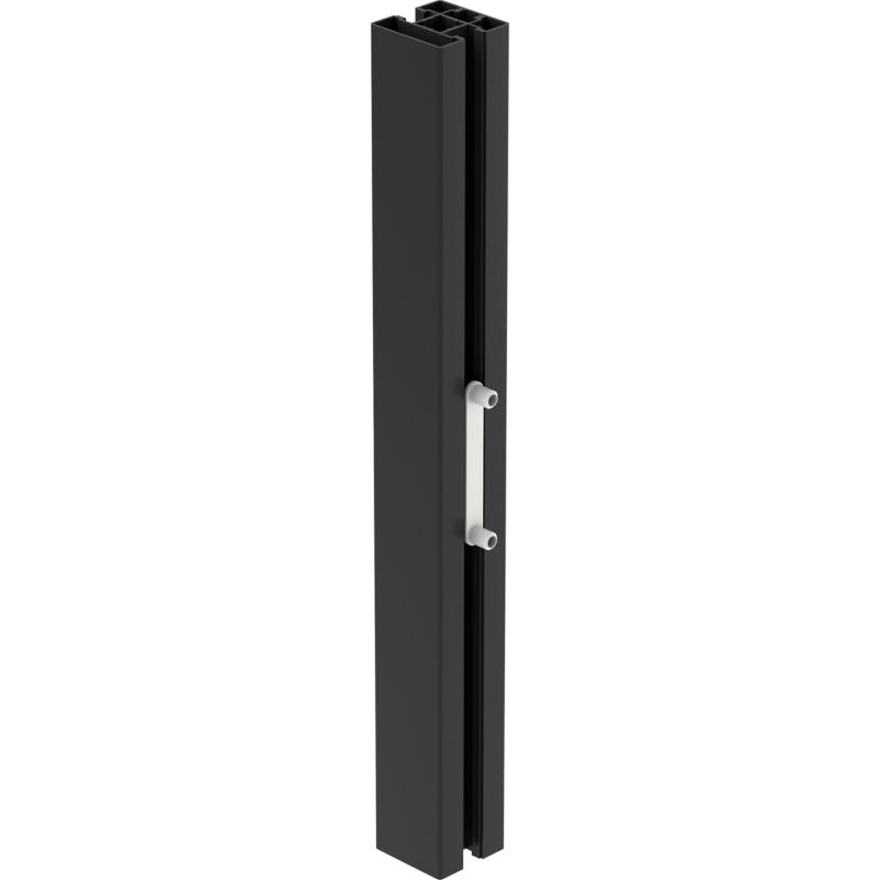 Przedłużenie słupka GoodHome Alara 37,5 cm czarne industrialne