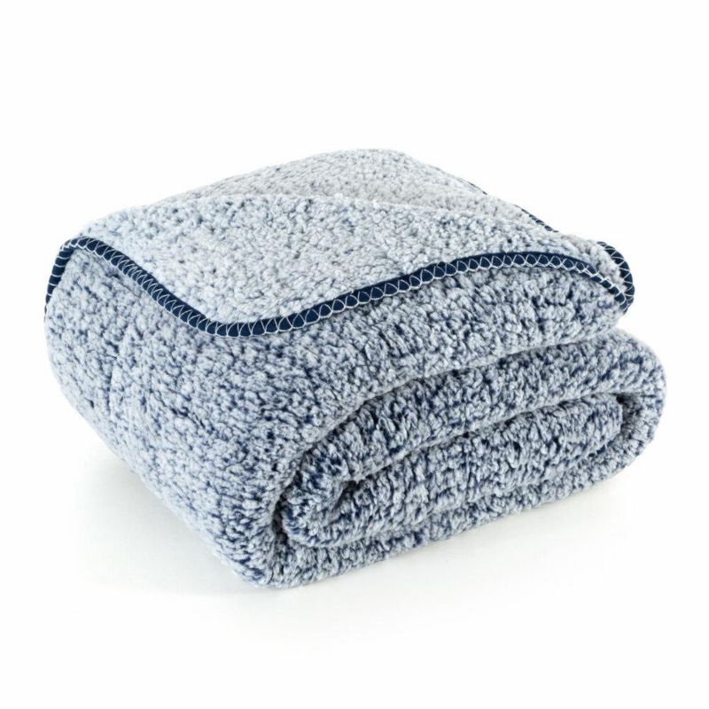 Koc KOALA Eurofirany 200x220 cm granatowy miękki gruby 1 szt.