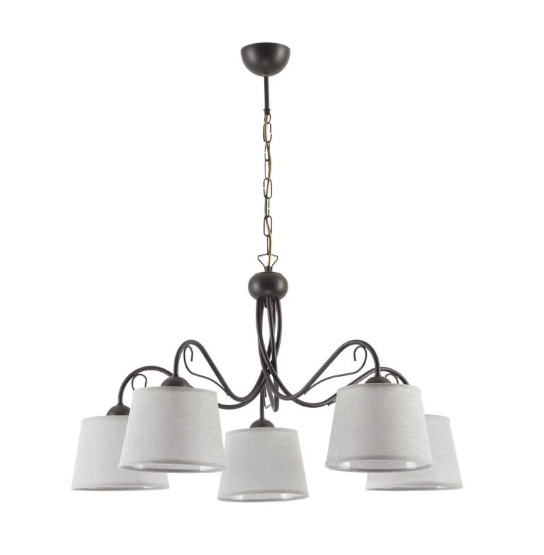 Lampa sufitowa Jupiter KAMELIA venge 5xE27x40W IP20 wym:80x80x80cm - 1 szt.