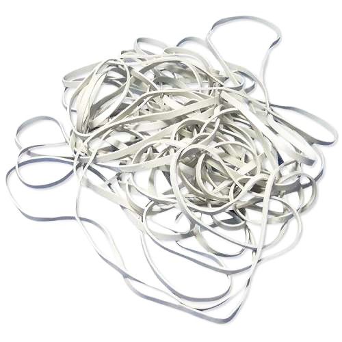 Gumki recepturki Neopak 100mmx1,5x1,5 białe - 1kg 1 szt.