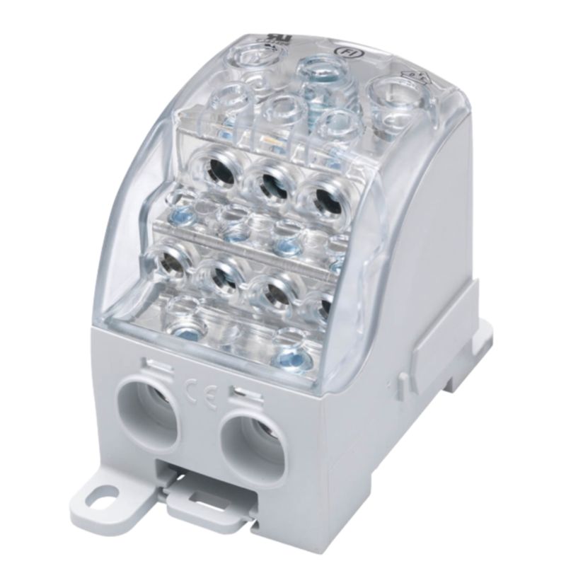 Blok Rozdzielczy Uniwersalny Simet Al/Cu Sub 490 Simblock Szary 1 Szt