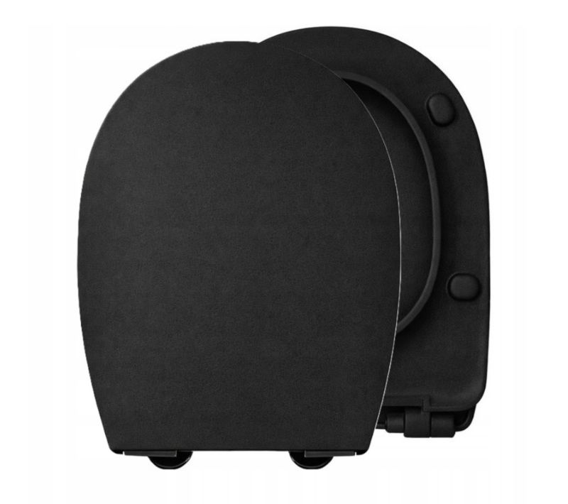 Deska sedesowa Ramm wolnoopadająca do Roca Carmen czarny mat 1szt