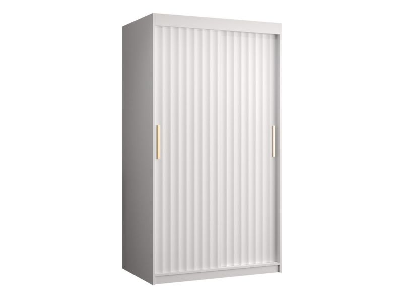 Szafa przesuwna MIRJAN 24 Riflo Wave 1 100 biały 1 szt.