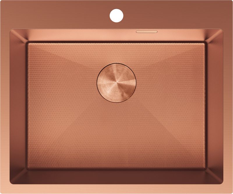 Zlewozmywak wpuszczany Mexen Solix miedź 600 x 500 mm 1-komorowy 1 szt.