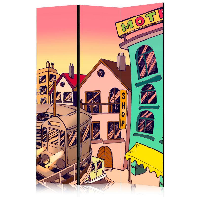 Parawan akustyczny Artgeist Miasta 135x172 cm Miasta 1 szt