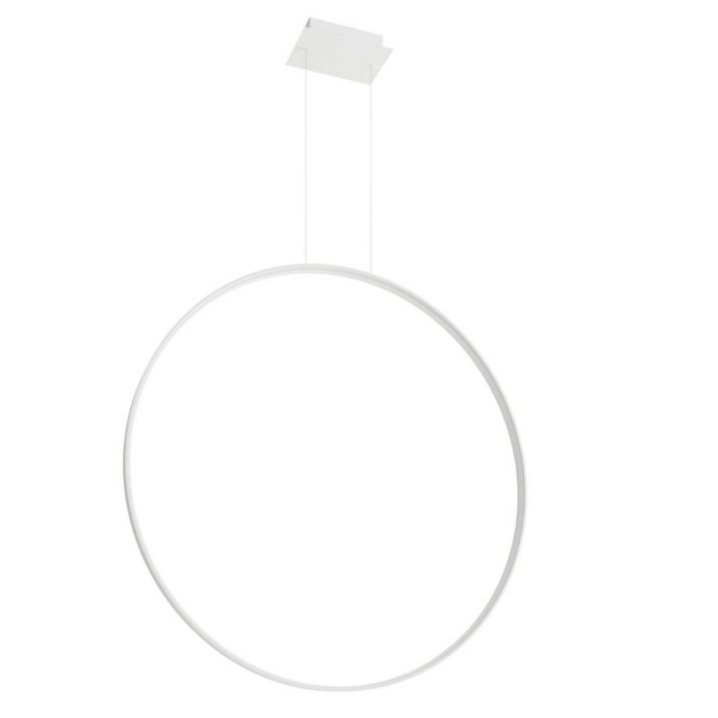 Lampa wisząca Thoro Lighting RIO biała 1 x LED 45W 5950lm wym:150x110x16cm IP20 -1 szt.