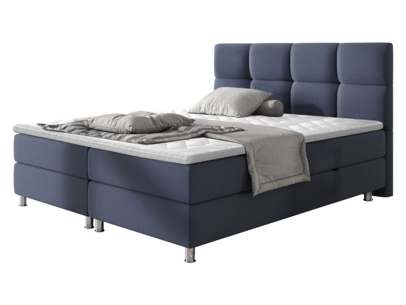 Łóżko kontynentalne MIRJAN 24 Dave 180x200 niebieski jeans 1 szt.