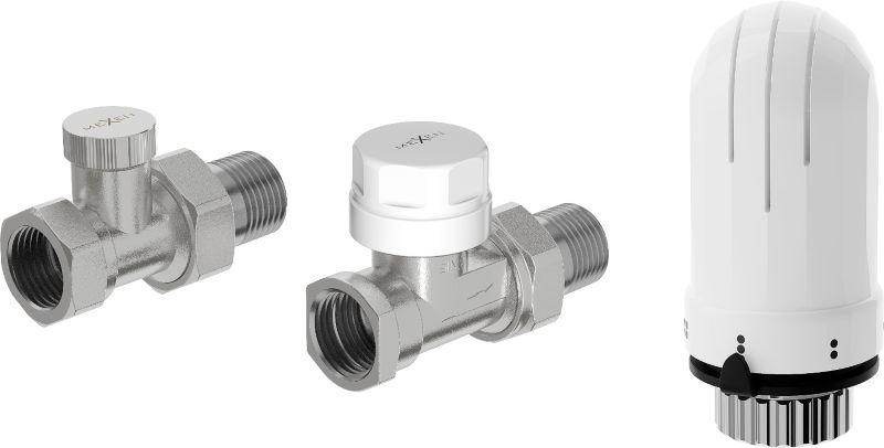 Zestaw termostatyczny prosty Mexen G03 nikiel W914-012-938-01 1 szt.