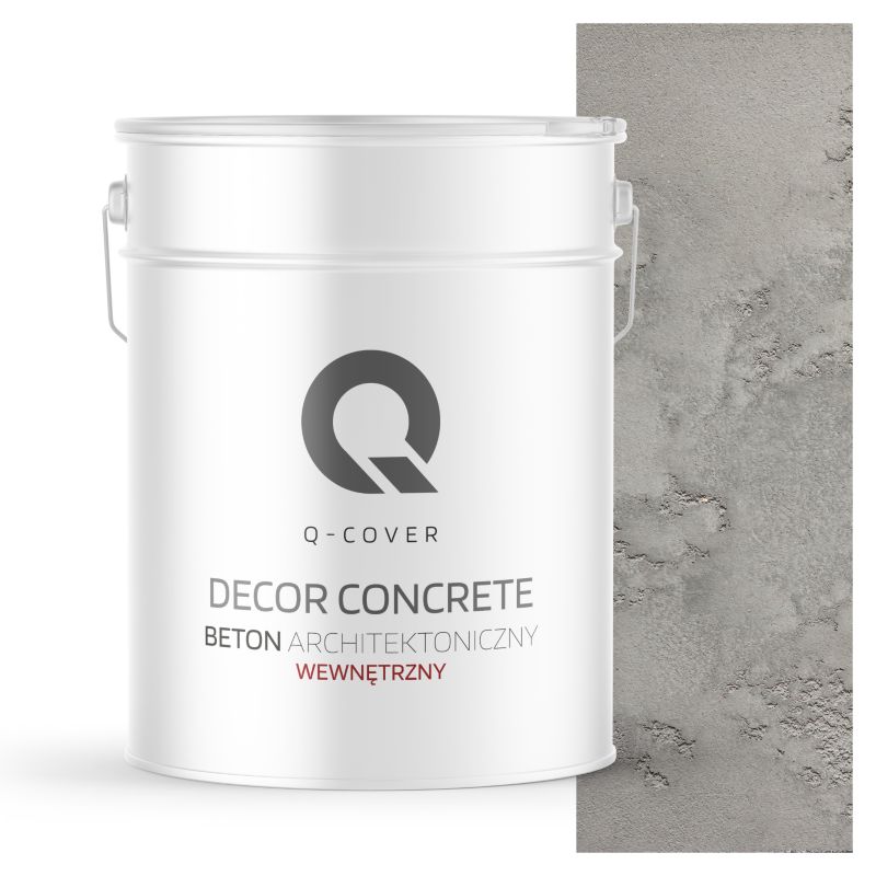 Beton Architektoniczny Wewnętrzny Q-Cover Szary Naturalny F275 15KG