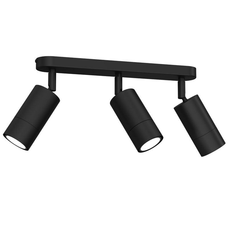Lampa sufitowa Luminex Link czarny mat Listwa z lampami 3 x GU10 x 8W wym: 16 x 33 x 6 cm - 1 szt.