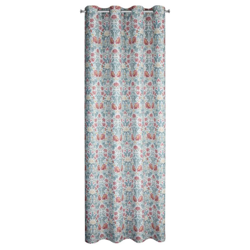 Zasłona Ashley Eurofirany Gotowa Przelotki Koła Biała 135X250 Cm 1Szt.