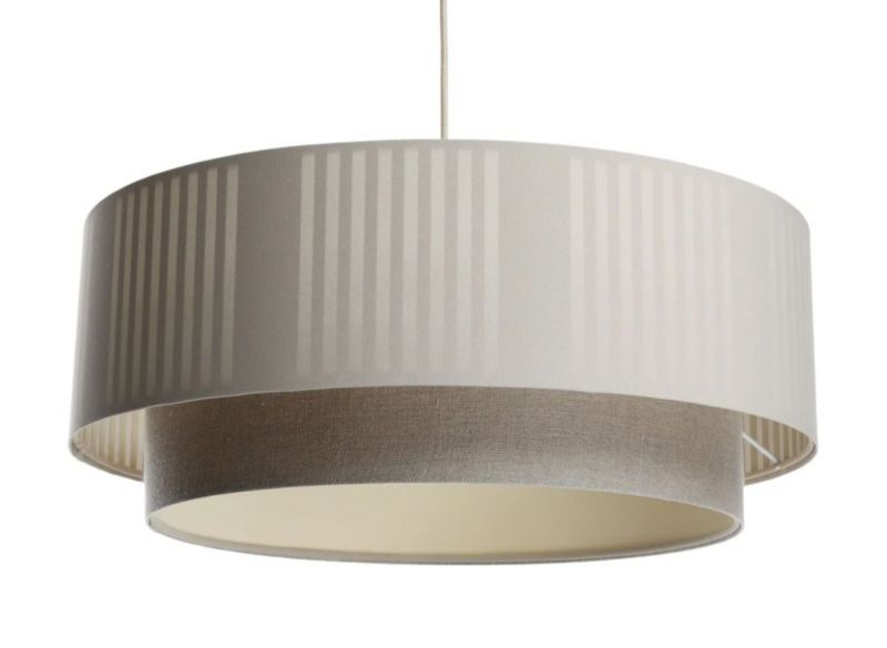 Lampa Bps Koncept wisząca DUO LAMI LINE 50x20 kremowa/beżowa 1 szt