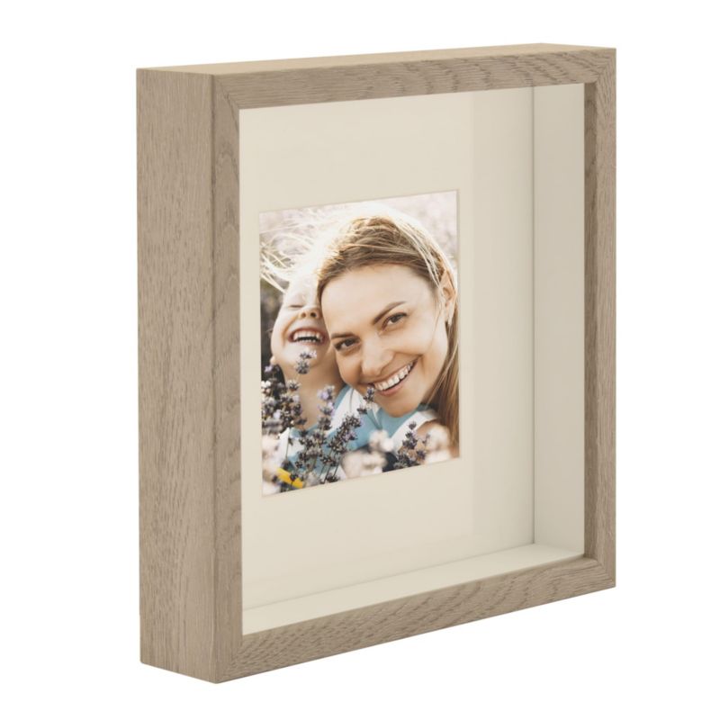 Ramka na zdjęcie 3D BD art Box Dąb Sonoma Głęboka 23x23 cm Truflowy 1 szt.