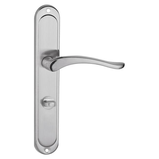 Klamka drzwiowa Gato Balen 72 mm WC mosiądz/patyna