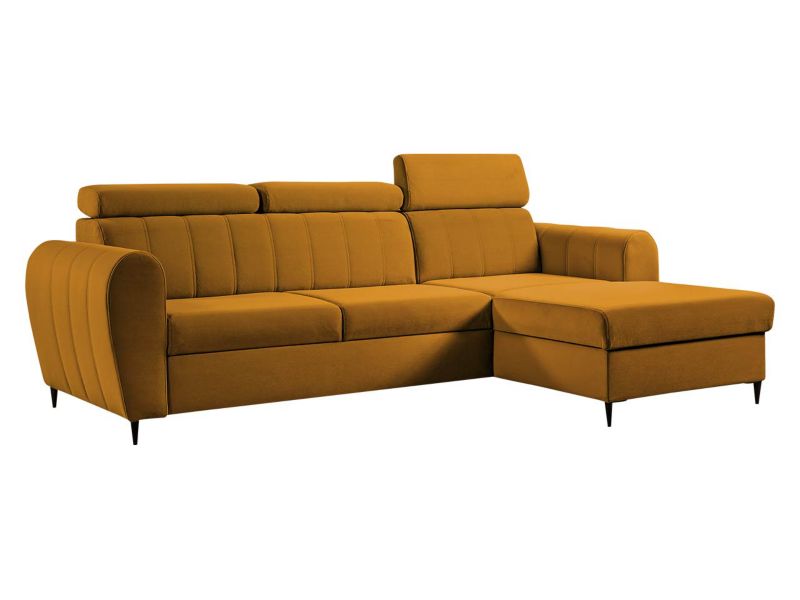 Narożnik z funkcją spania MIRJAN 24 Forio Mini prawy dijon 1 szt.