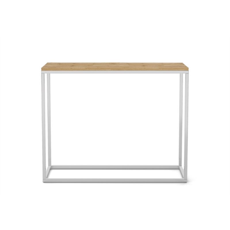 Konsola Bettso Well 100 cm stylowa do sypialni na chromowanym stelażu dąb wotan 1szt.