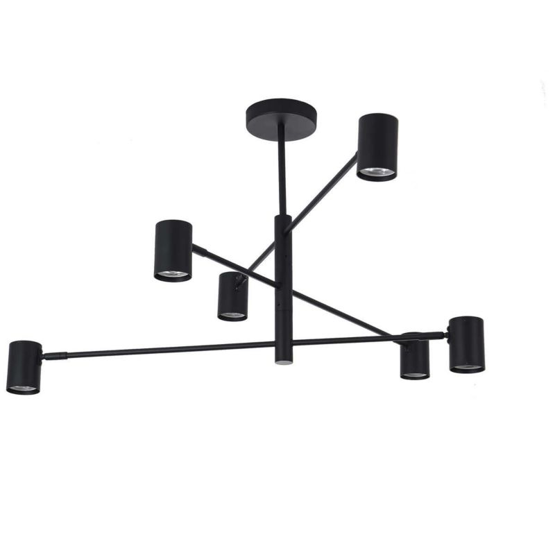Lampa wisząca Light Prestige Snow 6 czarna 6 x GU10 1 szt.