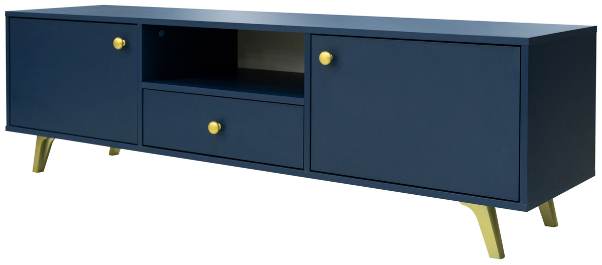 Minimalistyczna szafka RTV do salonu 160 cm SELMA