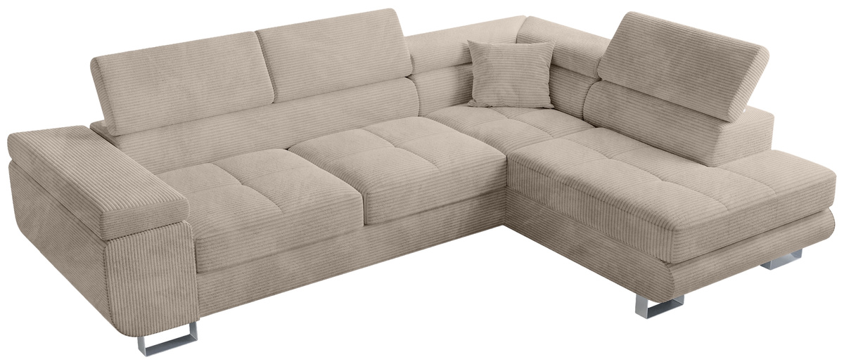 Rozkładana rogówka z funkcją spania ANTON sztruks