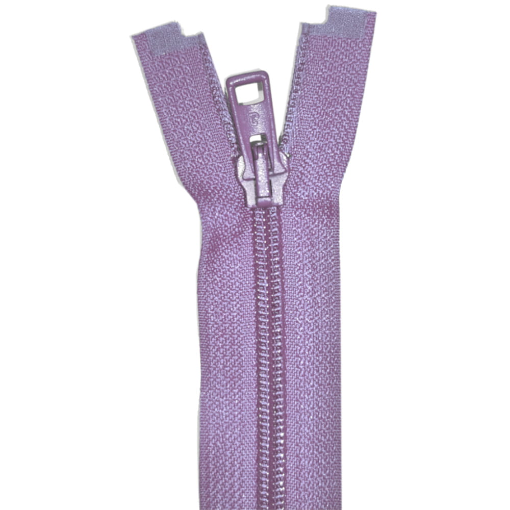 Zamek spiralny stały 18-20cm kol. lawendowy