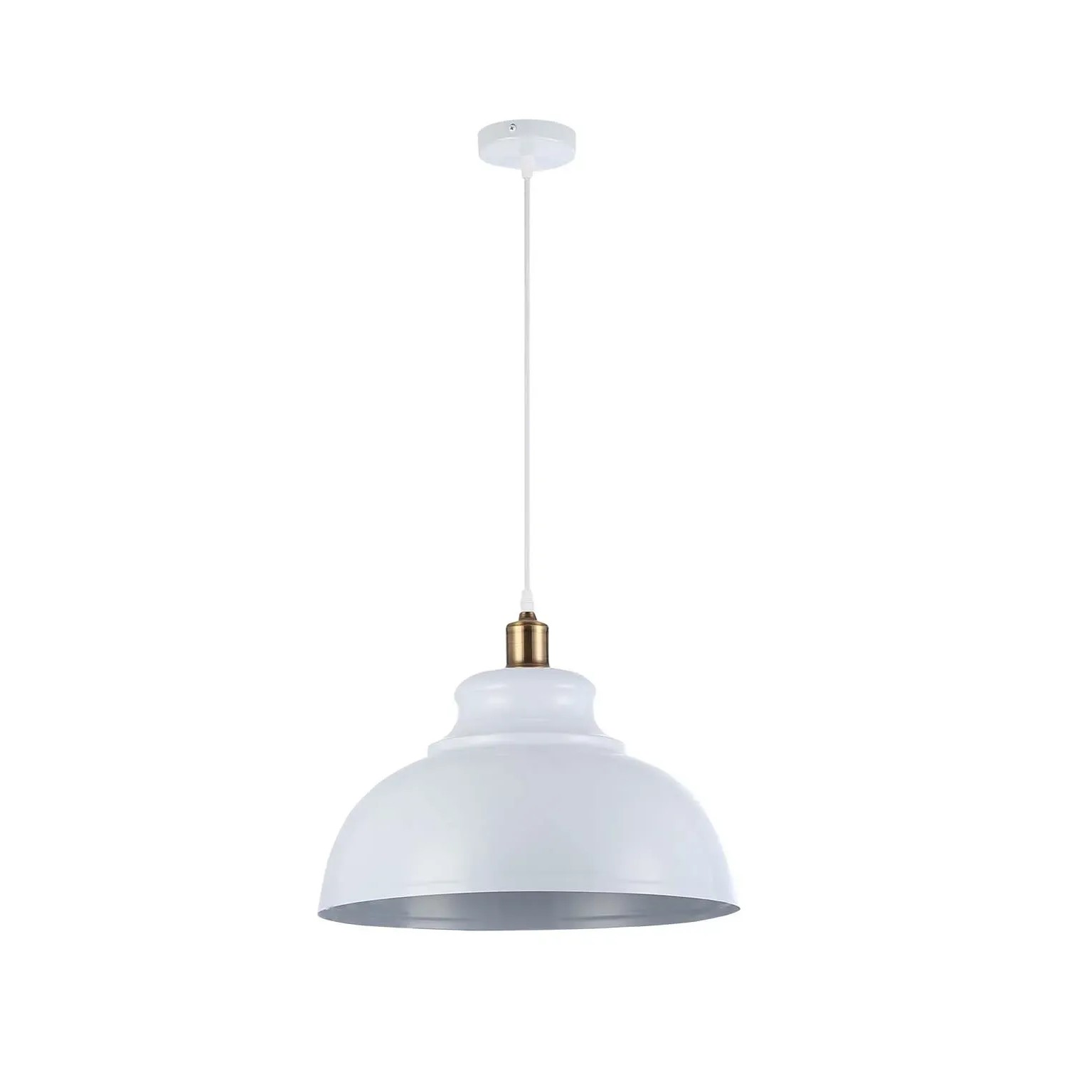 DPM Oprawa wisząca 1x60W E27 biel+miedź