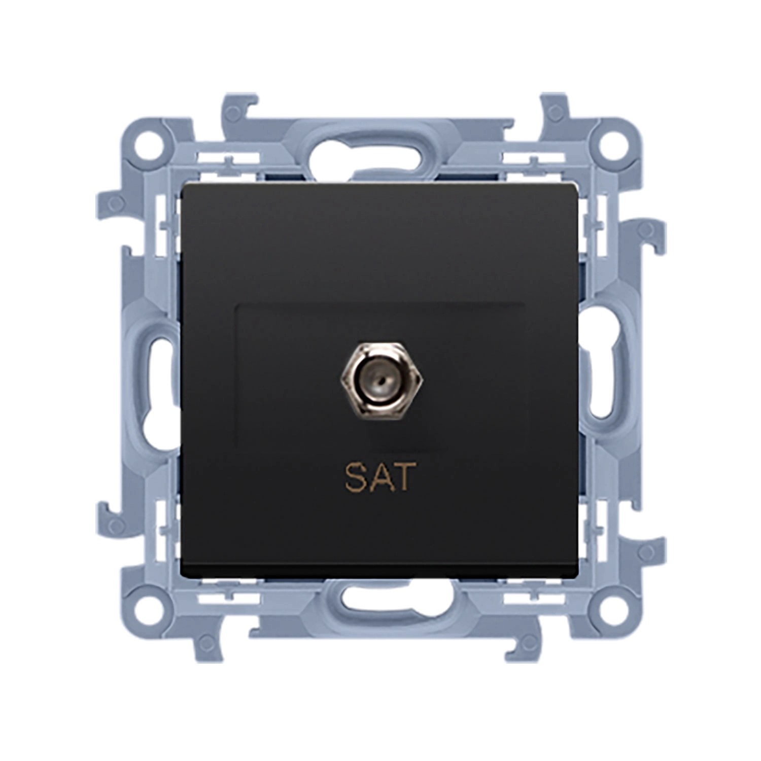 Elhurt Gniazdo SAT Simon 10 czarne