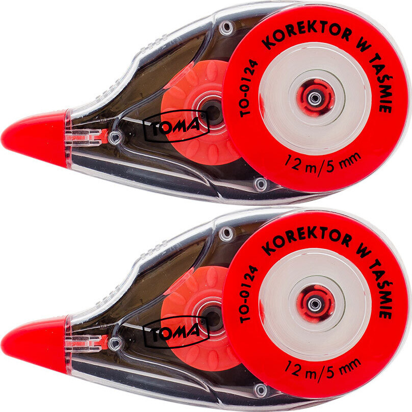 2x Korektor w taśmie Toma TO-0124, 5mmx12m