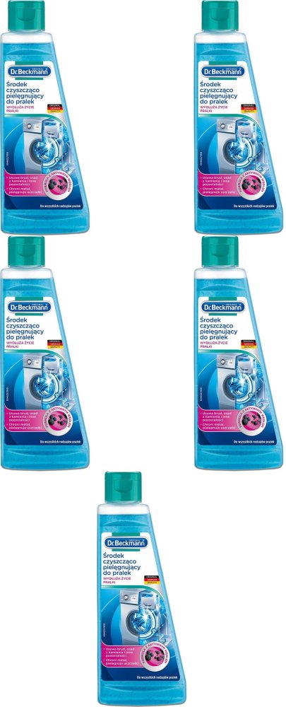 5x Płyn do czyszczenia pralki Dr. Beckmann, 250 ml