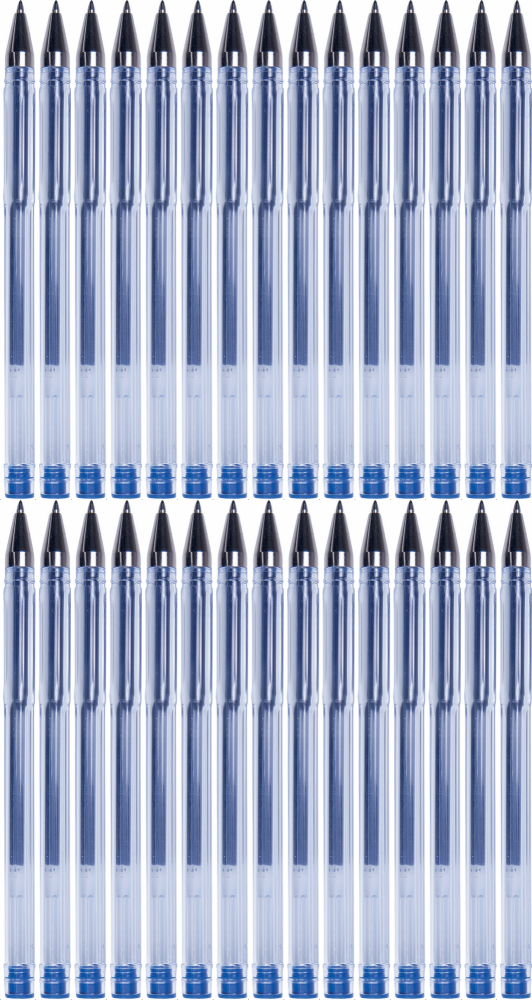 30x Długopis żelowy Office Products Classic, 0.5mm, niebieski