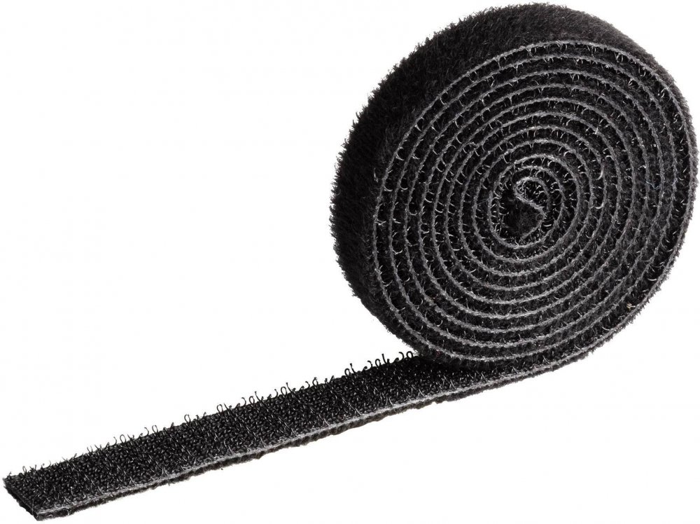 Taśma rzep do spinania kabli Durable Cavoline Grip 10, 1m x 10mm, czarny