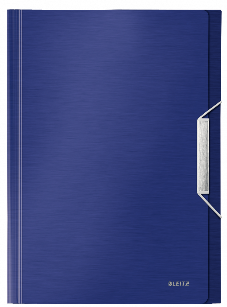 Teczka z przegródkami Leitz Style, A4, 6 przegródek, grzbiet 38mm, tytanowy błękit