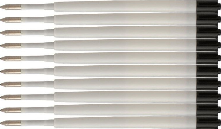 10x Wkład do długopisu MemoBe, 95mm, 0.7mm, 20 sztuk, czarny