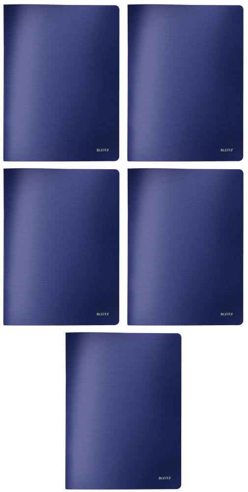 5x Album ofertowy Leitz Style, A4, 40 koszulek, niebieski