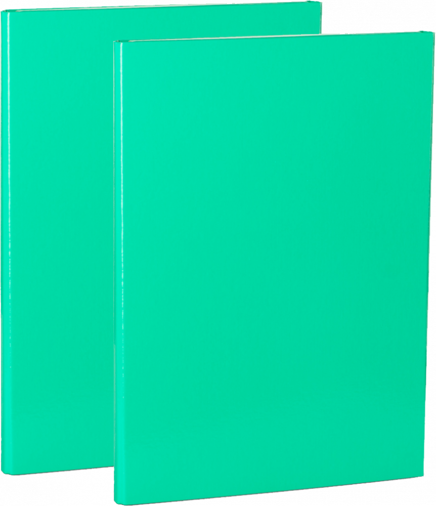 2x Teczka skrzydłowa na rzepy VauPe 323/05, A4, 20mm, turkusowy