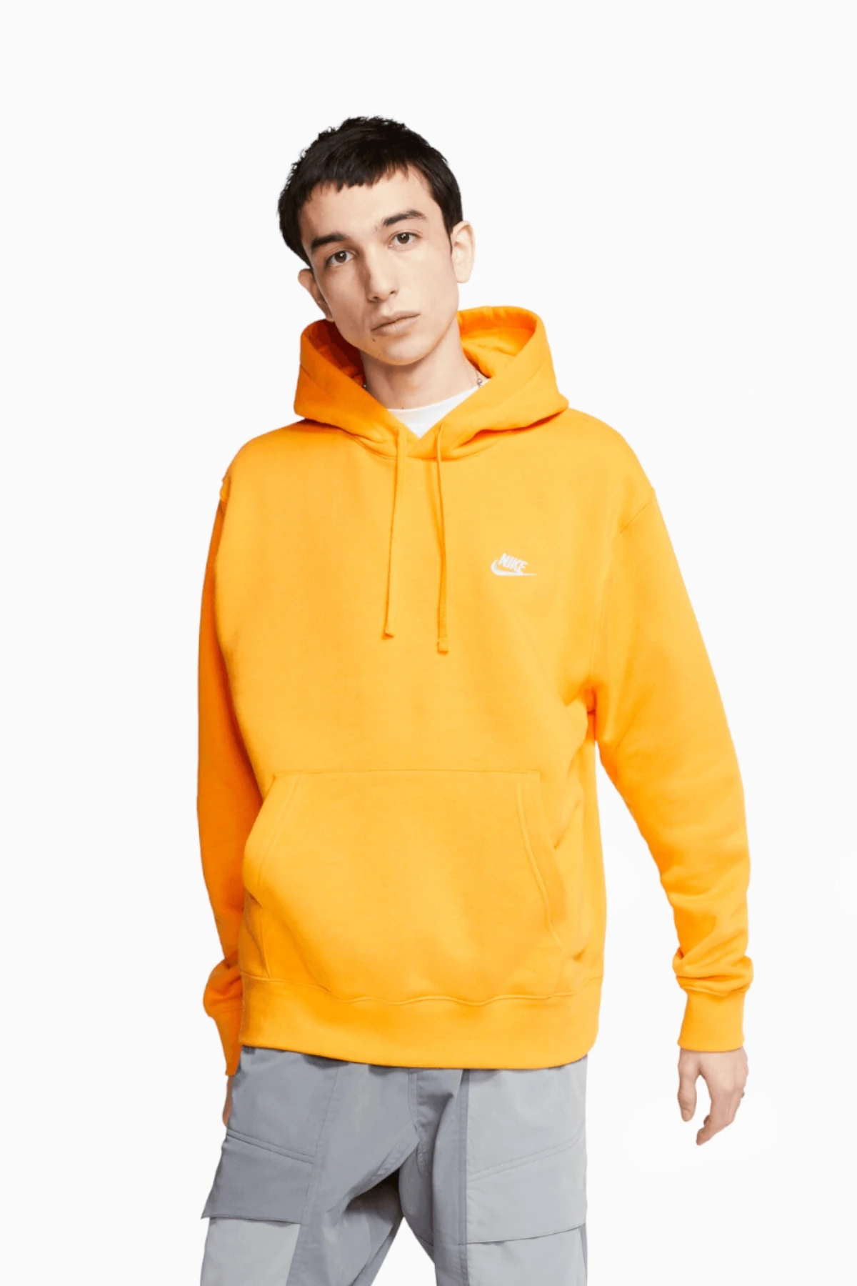 Bluza z kapturem Nike Sportswear Club Fleece - Pomarańczowy