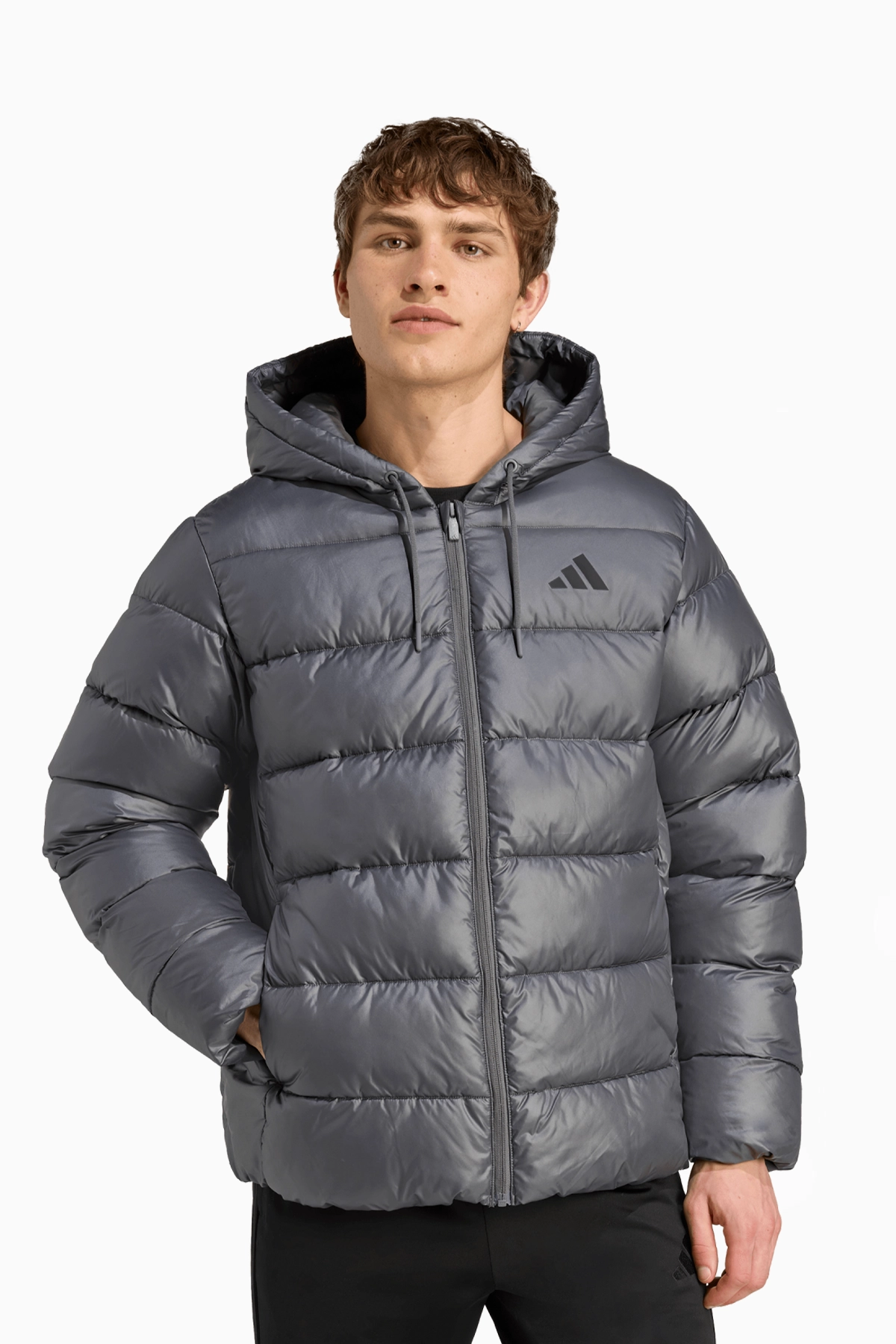 Kurtka adidas Essentials CLIMAWARM Synthetic Down Puffer - Szary