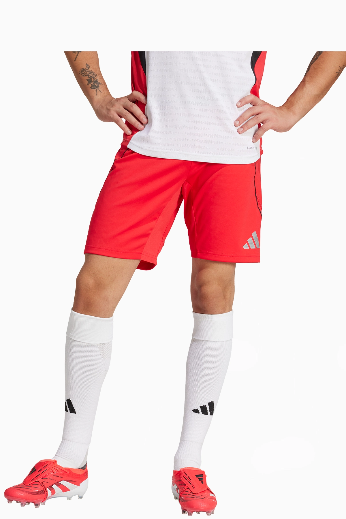 Spodenki adidas Tiro 25 Pro Training - Czerwony