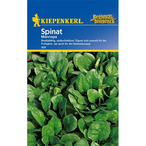1 szt, Spinat Monnopa - Samen: Ilość w opakowaniu: 1 Stück