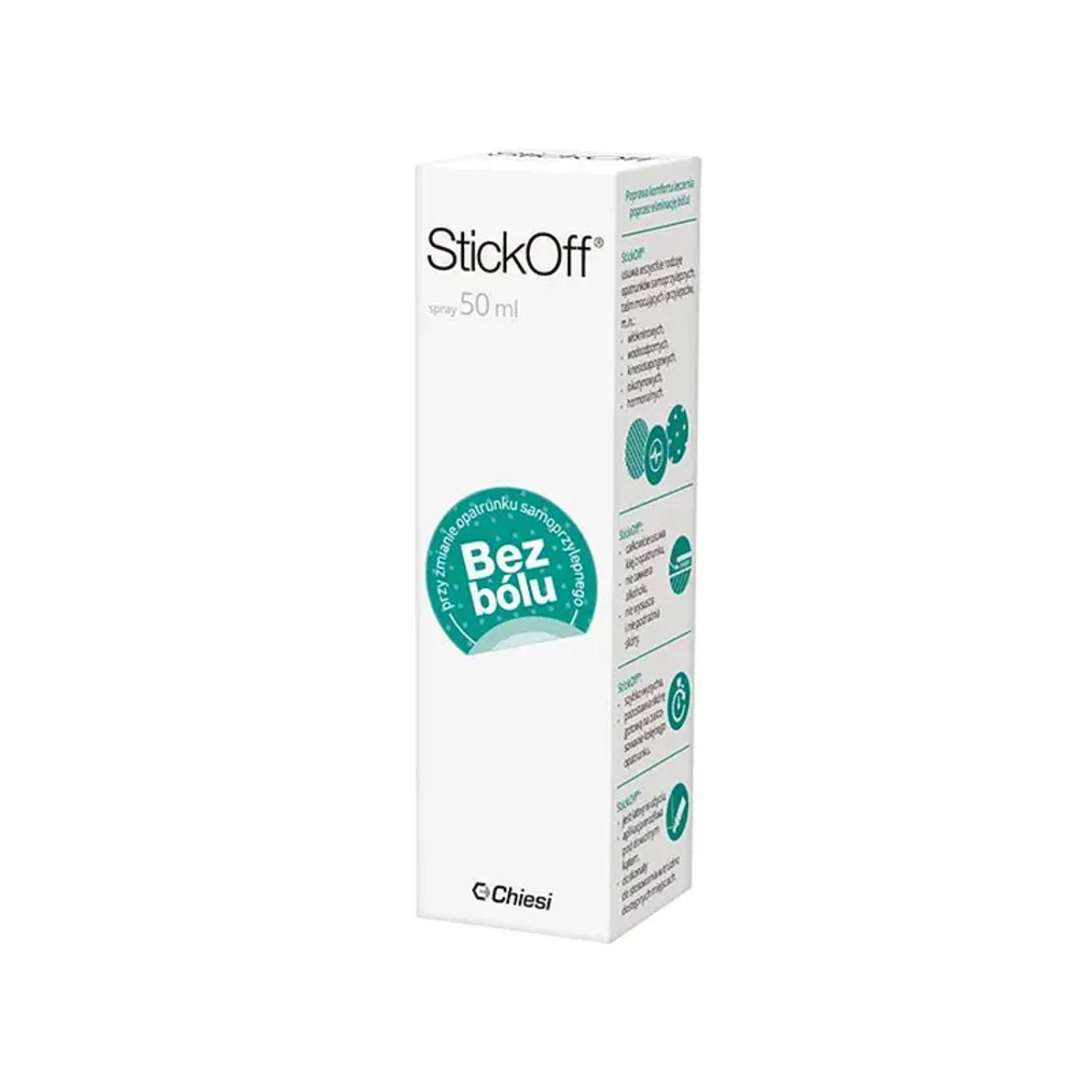 Stick off - spray do bezbolesnego usuwania plastrów, 50 ml