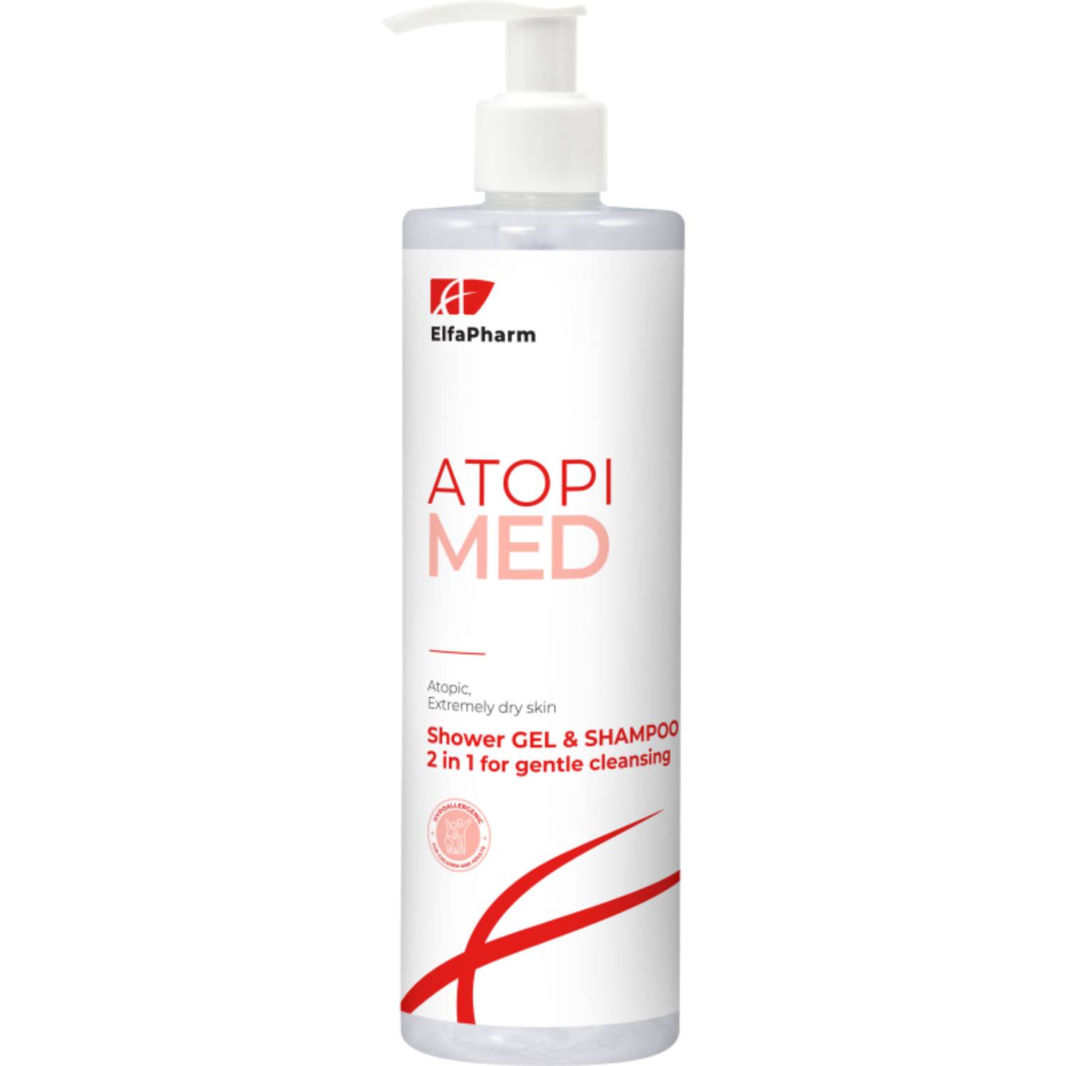 Atopi med - żel pod prysznic i szampon 2w1, 400 ml
