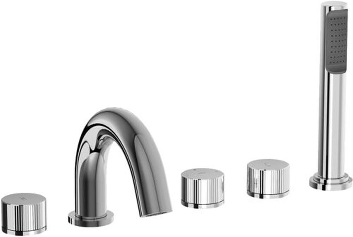 Paffoni Jo bateria wannowo-prysznicowa 5-otworowa chrom JO044CR