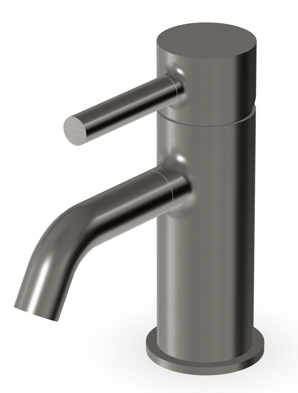 Zucchetti Pan bateria umywalkowa stojąca metal black szczotkowany ZP6242.C51