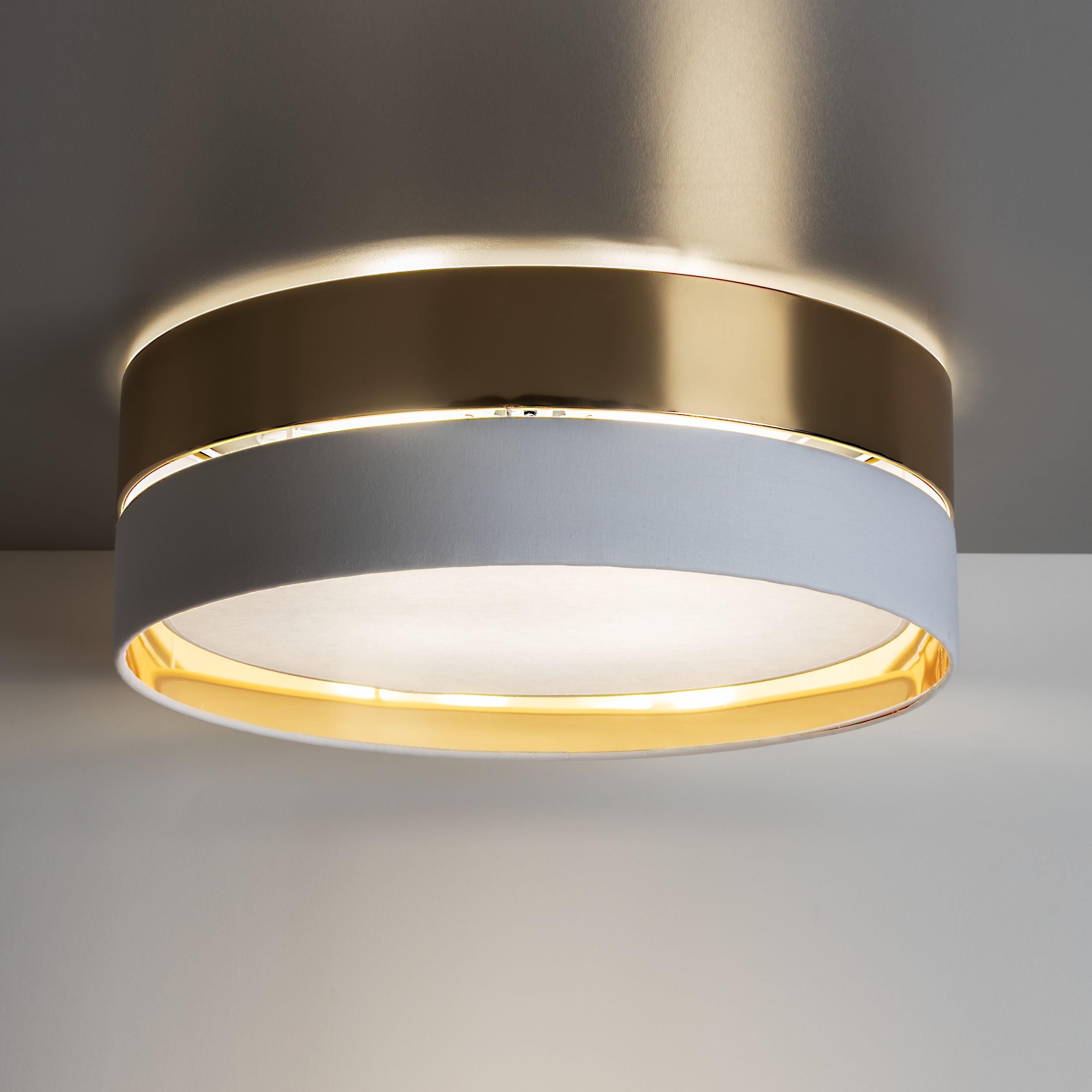 TK Lighting Hilton plafon 3x15 W złoty 4772