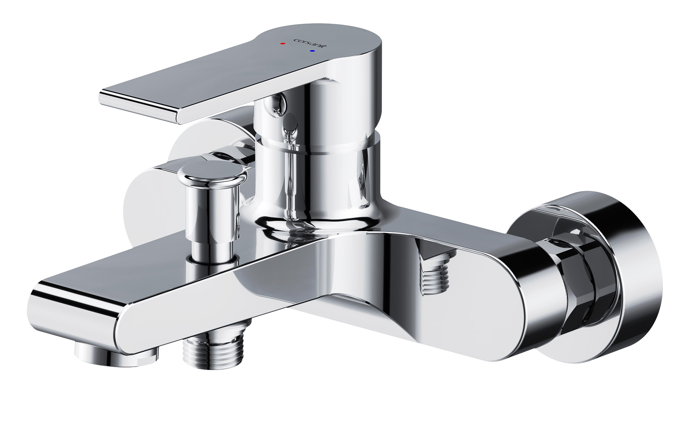 Cersanit Verso bateria wannowo-prysznicowa ścienna chrom S951-402 - Wysyłka w 24h