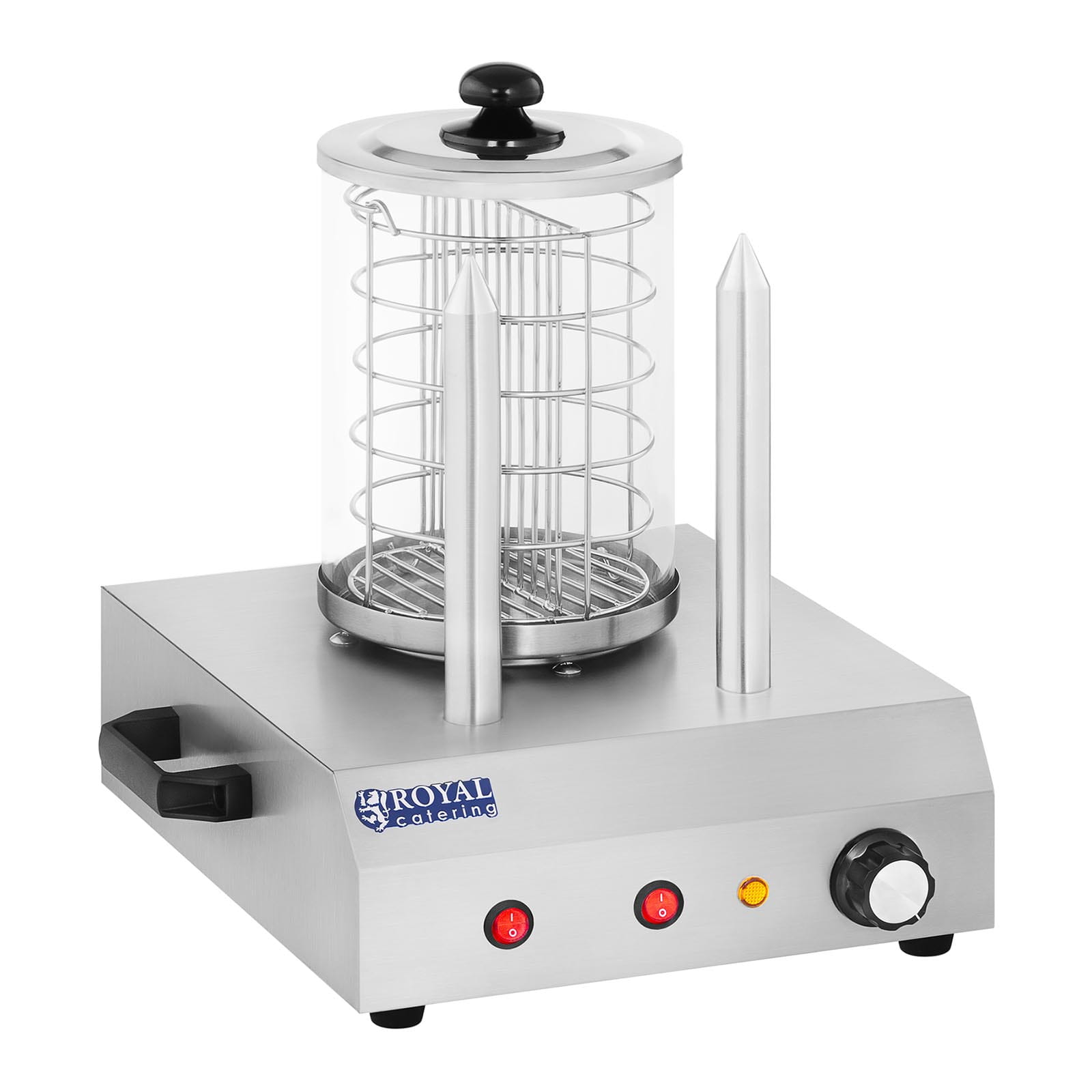 Parowy podgrzewacz do hot dogów 2w1