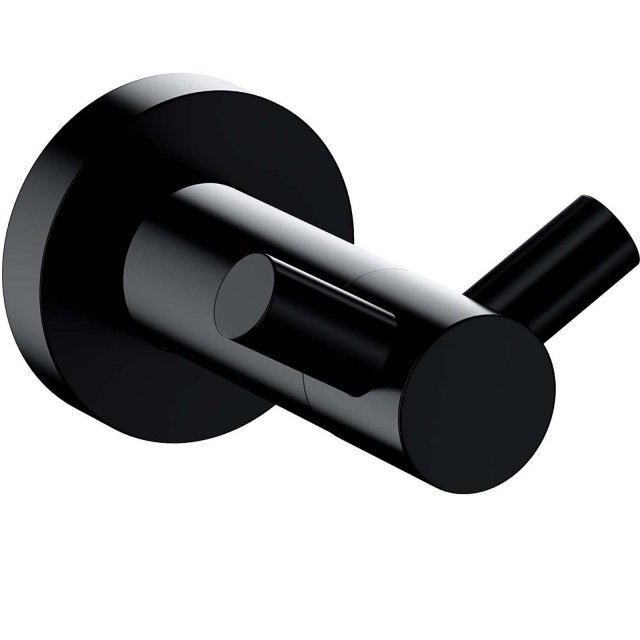 OMNIRES Wieszak na ręcznik MODERN PROJECT podwójny czarny mat MP60120