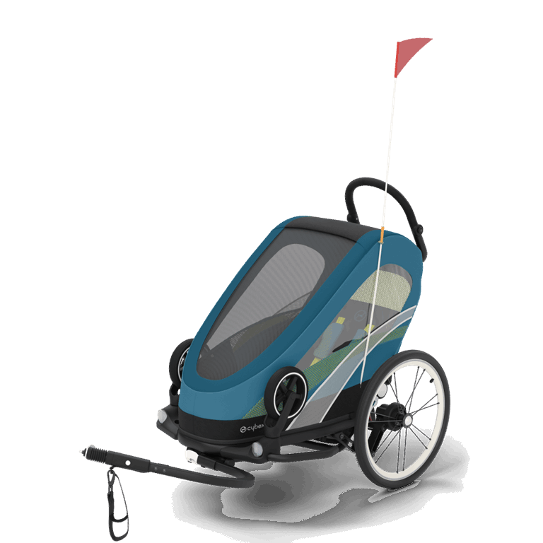 Cybex Zeno Bike - przyczepka rowerowa -Maliblue